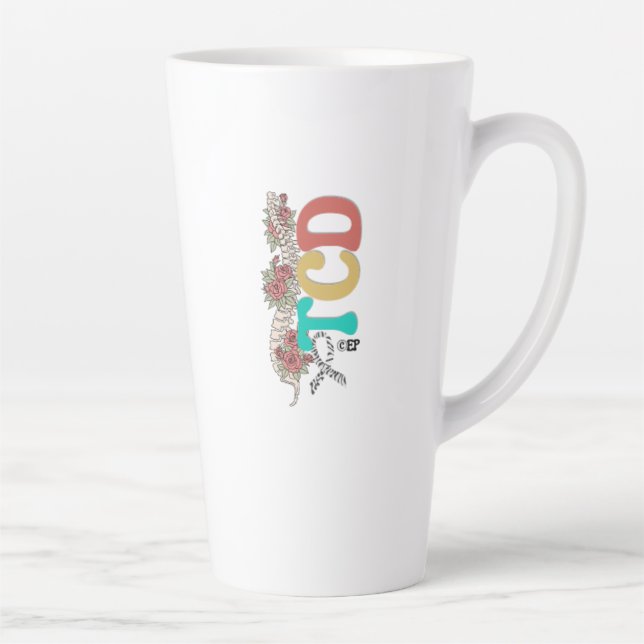 Tarlov Cysts Maladie Latte Mug (Droite)