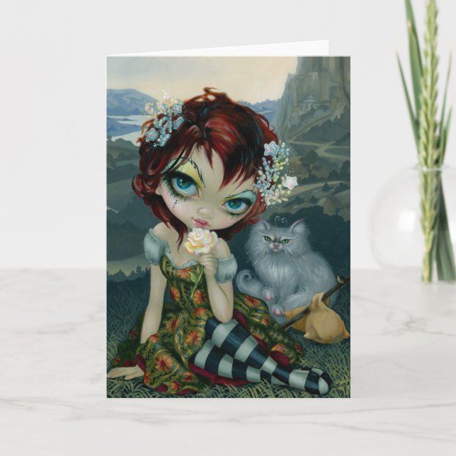 "Tarot d'Amanda Palmer :  Carte de voeux de (Devant)
