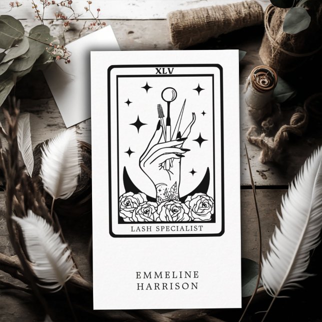 Tarot Lash Spécialiste Carte de visite (Créateur téléchargé)