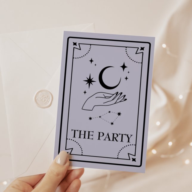 Tarot Mystic Fortune Bachelorette Party Invitation (Créateur téléchargé)