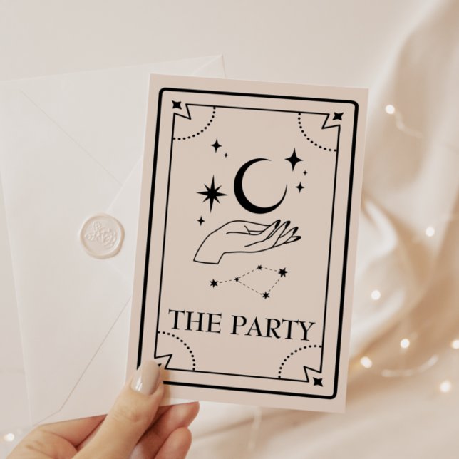 Tarot Mystic Fortune Bachelorette Party Invitation (Créateur téléchargé)