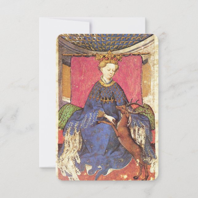 Tarots antiques /Cartes de cour allemandes/Reine d (Devant)