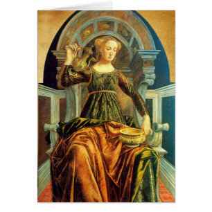 TAROTS DE RENAISSANCE ANTIQUE 14 / TEMPÉRANCE