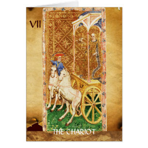 TAROTS DE RENAISSANCE ANTIQUE 7 / LE CHARIOT