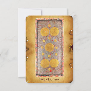 TAROTS DE RENAISSANCE ANTIQUE / CINQ PIÈCES