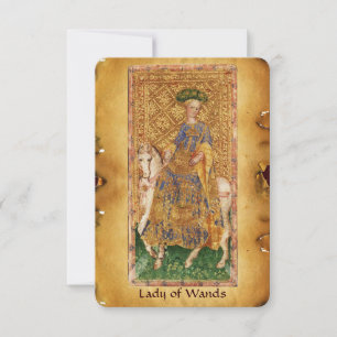TAROTS DE RENAISSANCE ANTIQUE / LADY OF THE WANDS