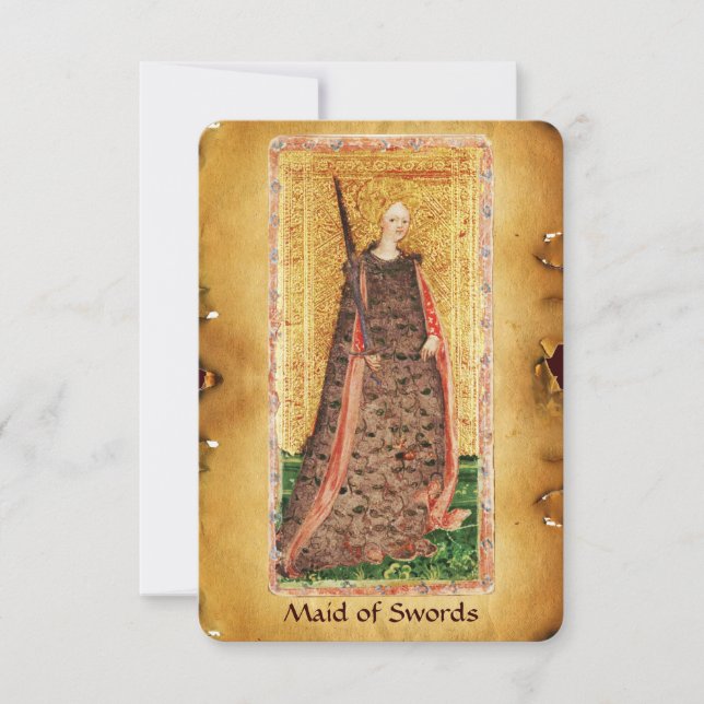 TAROTS DE RENAISSANCE ANTIQUE / MAIN D'ÉPÉE (Devant)