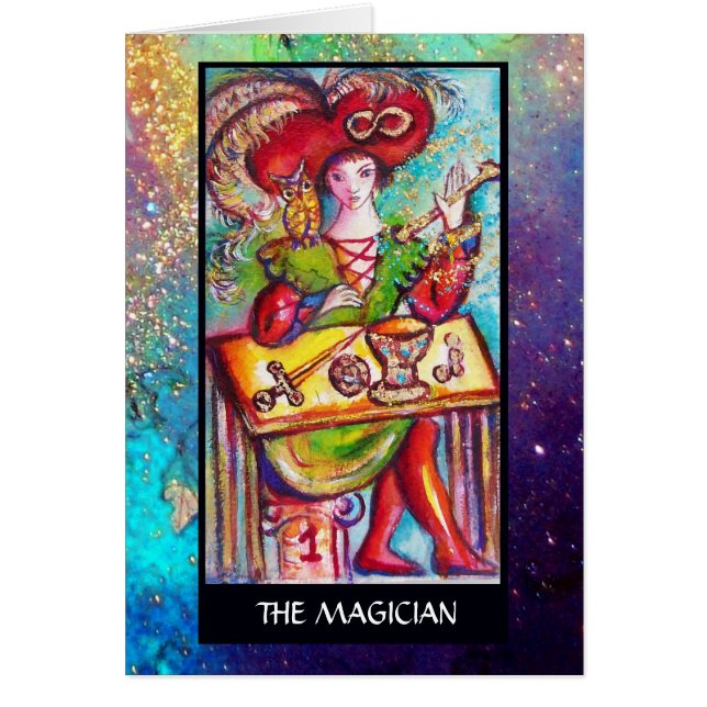 TAROTS DES OMBRES PERDUES / LE MAGICIEN (Devant)