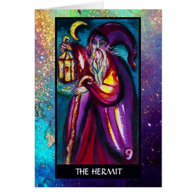 TAROTS DES OMBRES PERDUES / L'HERMIT (Devant)