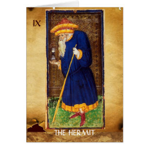 TAROTS RENAISSANCE ANTIQUES 9 / L'ERMITE