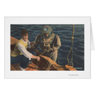 Tarpon Springs, FL - Vue du plongeur Boa ascendant