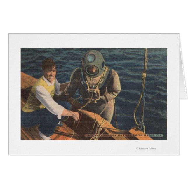 Tarpon Springs, FL - Vue du plongeur Boa ascendant (Devant horizontal)