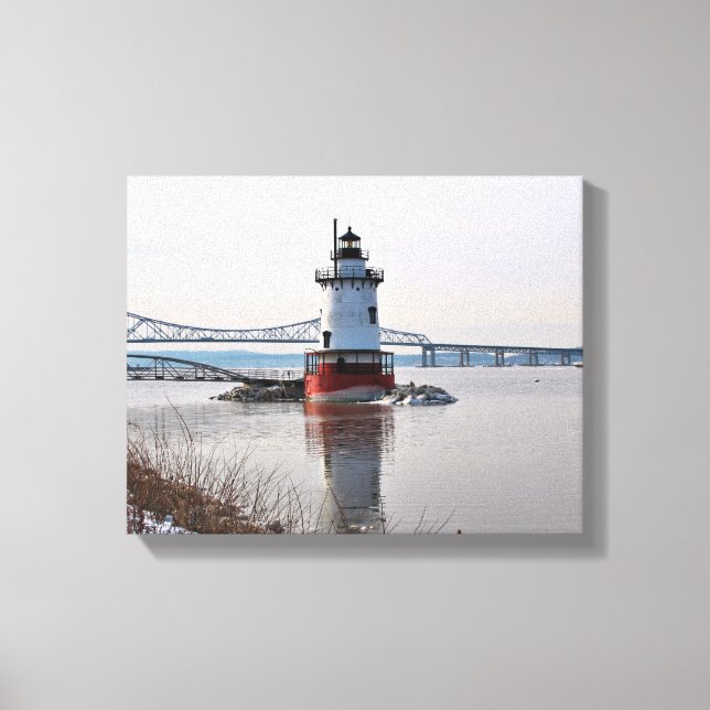 Tarrytown Lighthouse, New York Impression sur toil (Recto)