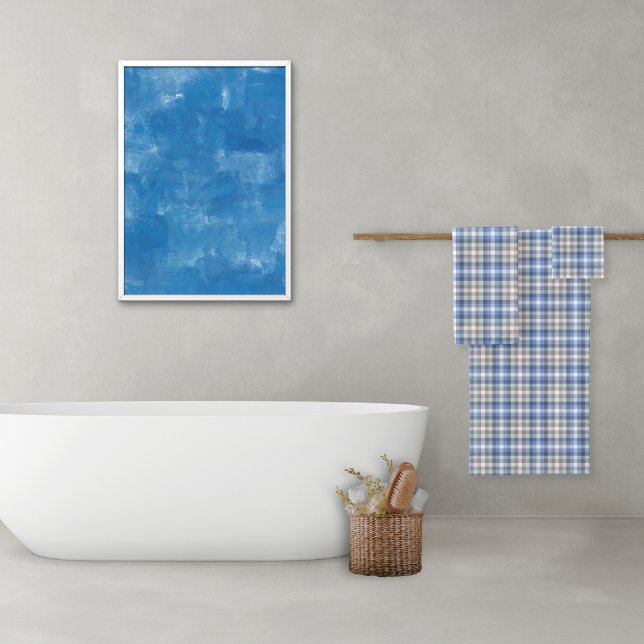 Tartan à carreaux bleu taupe (Créateur téléchargé)