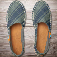 Tartan à carreaux - Vert ardoise et Bleu marine
