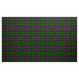Tartan Abercrombie Tartan Purple et Tissu vert Pla