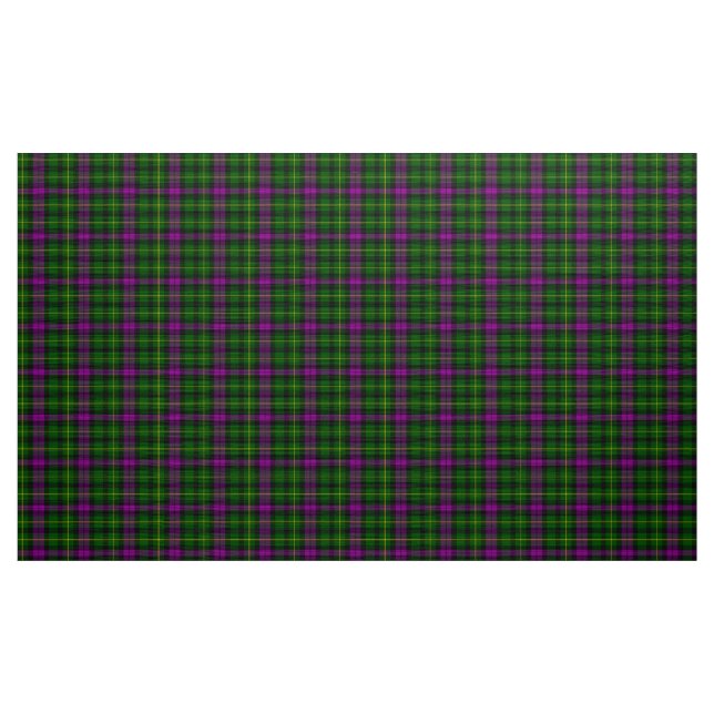 Tartan Abercrombie Tartan Purple et Tissu vert Pla (Yard)