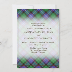 Tartan Beauty Clan Galbraith Scottish Plaid