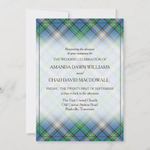 Tartan Beauty Clan MacDowall Scottish Plaid