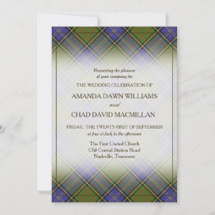 Tartan Beauty Clan MacMillan Plaid de Chasse