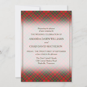 Tartan Beauty Clan Matheson Scottish Plaid