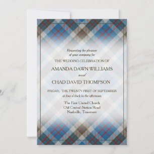 Tartan Beauty Clan Thompson Blue Grey Plaid