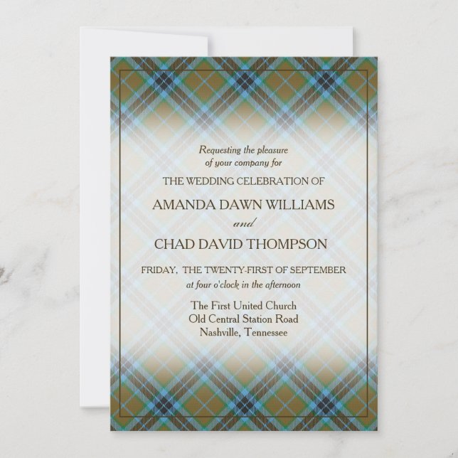 Tartan Beauty Clan Thompson Chasse Scottish Plaid (Devant)