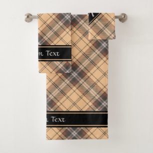 Tartan beige et Brown