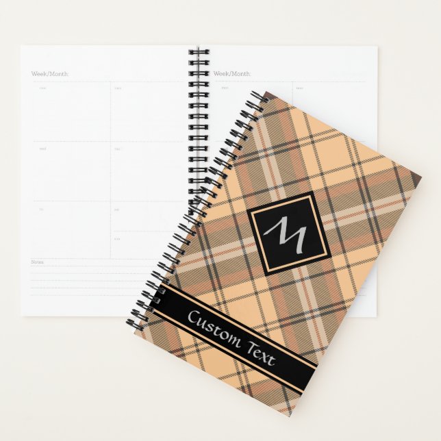 Tartan beige et Brown (Devant avec enveloppe)