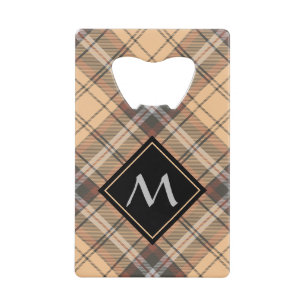 Tartan beige et Brown
