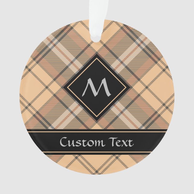 Tartan beige et marron (devant)