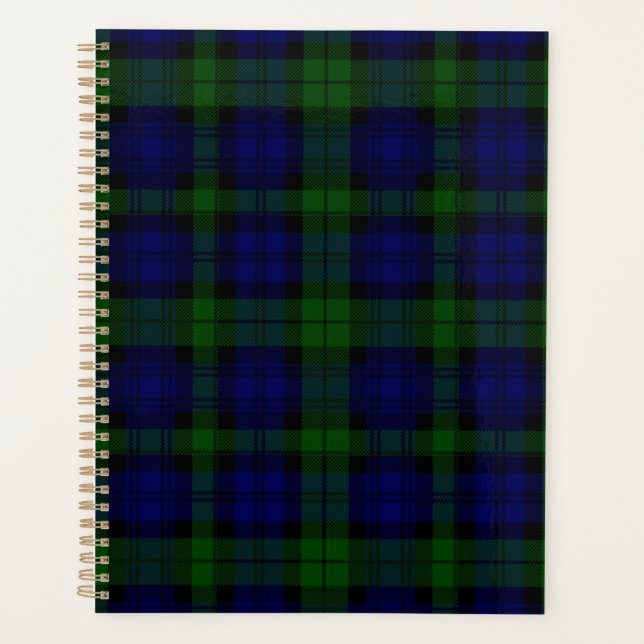 Tartan Black Watch Bleu Vert Carreaux (Devant)