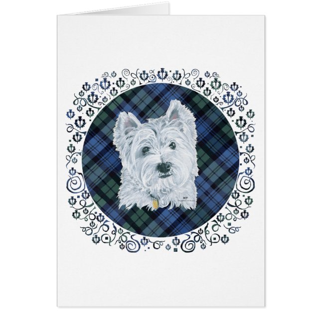 Tartan Black Watch Westie (Devant)