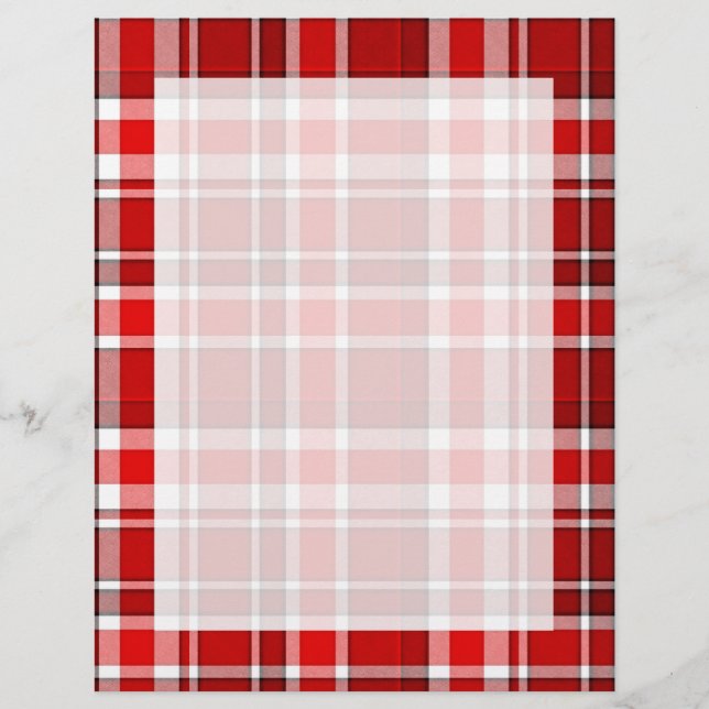 Tartan blanc rouge (Devant)