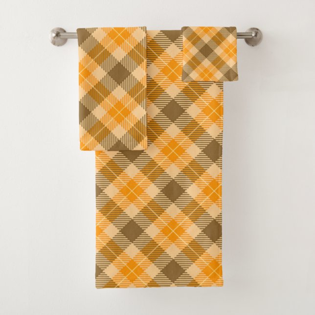 Tartan Brown et orange (En situation)