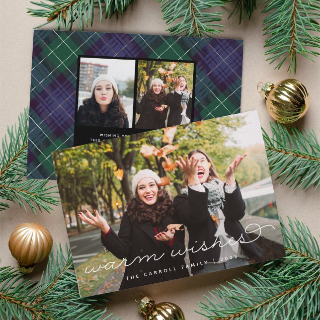 Tartan | Carte photo de Noël (Créateur téléchargé)