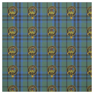 Tartan de Keith de clan et tissu antiques de crête