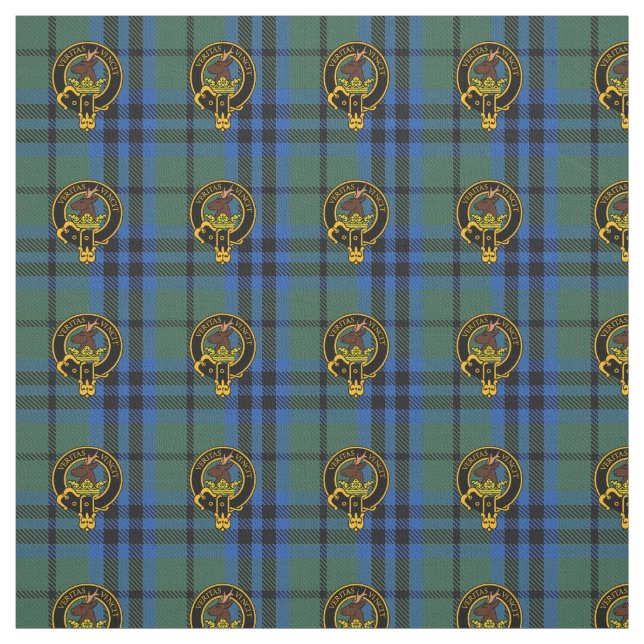 Tartan de Keith de clan et tissu antiques de crête (Échantillon)