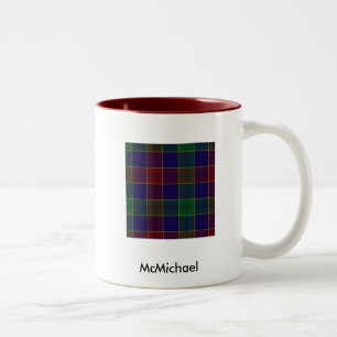 Tartan de McMichael et tasse de crête