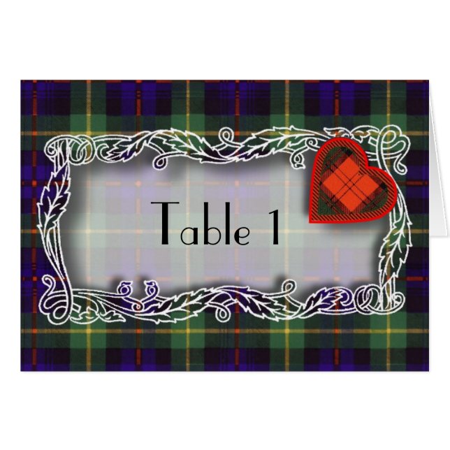 Tartan d'écossais de Farquarson (Devant horizontal)