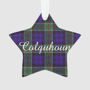 Tartan d'écossais de plaid de clan de Colquhoun