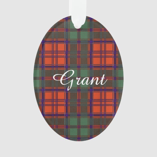 Tartan d'écossais de plaid de clan de Grant (devant)