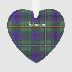 Tartan d'écossais de plaid de clan de Johnston