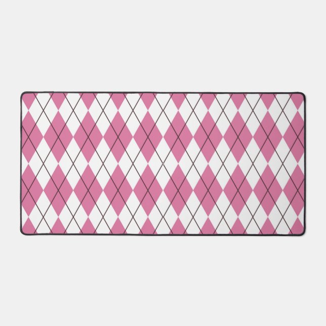 Tartan des années 70 rose (Recto)