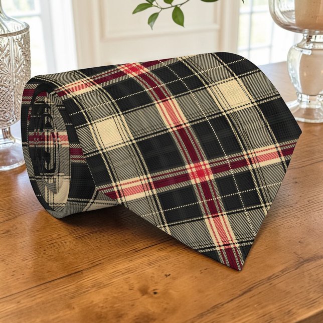 Tartan Écossais Personnalisé Cravate (Créateur téléchargé)