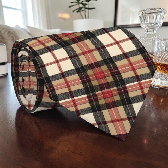 Tartan Écossais Personnalisé Cravate (Créateur téléchargé)