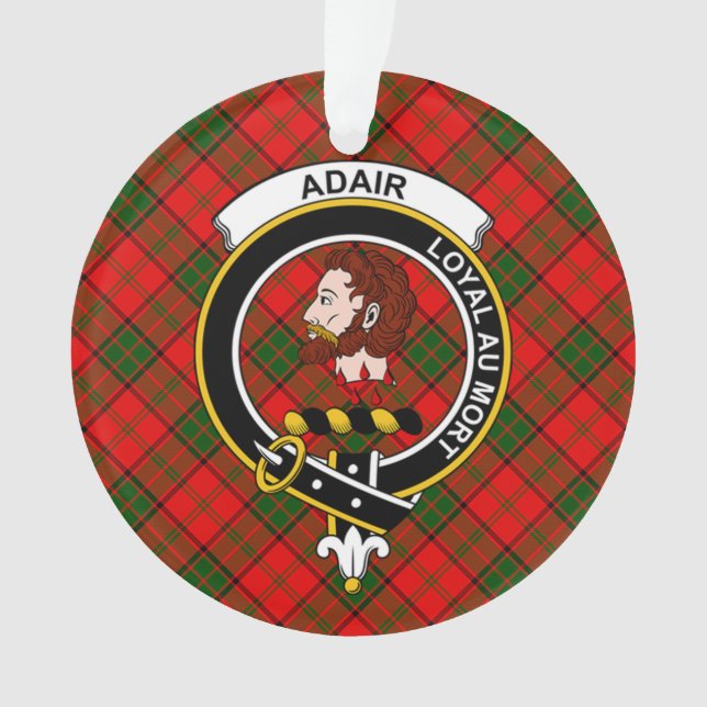 Tartan et Armoiries du Clan Adair (devant)