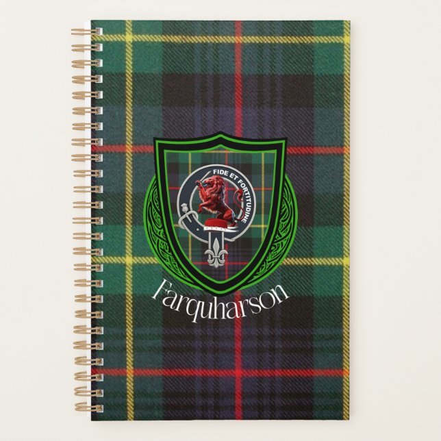 Tartan et blason du clan écossais Farquharson (Devant)