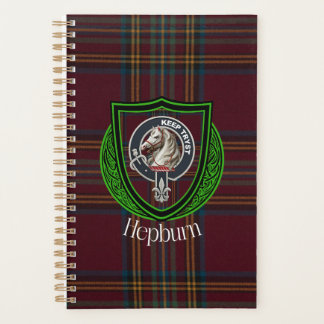 Tartan et blason du clan écossais Hepburn