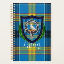 Tartan et blason du clan écossais Laing